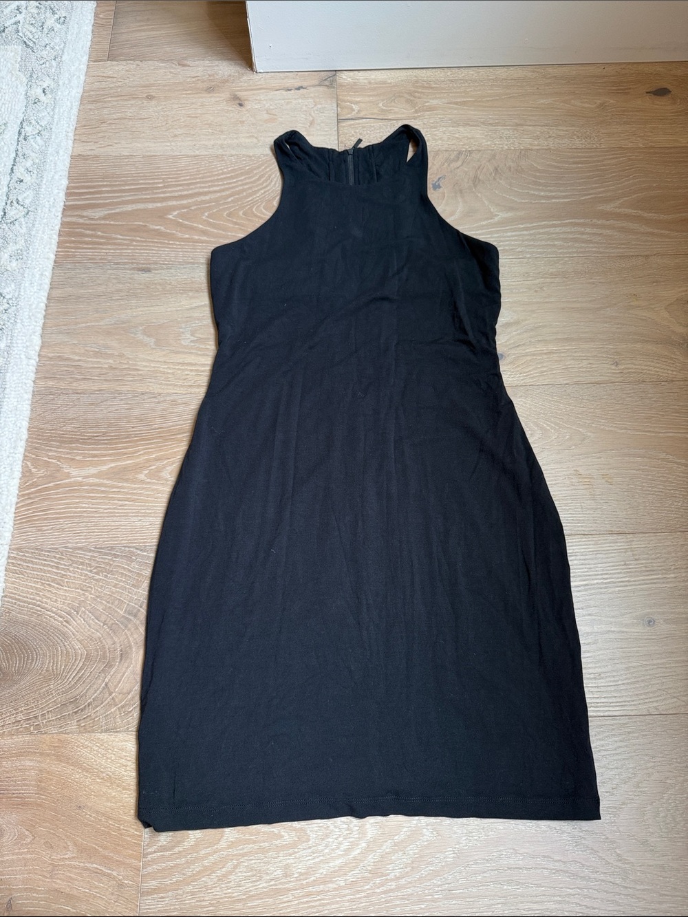 Tart Black Sleeveless Midi Bodycon Dress